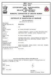 Marriage Certificate Registration Service in vasai